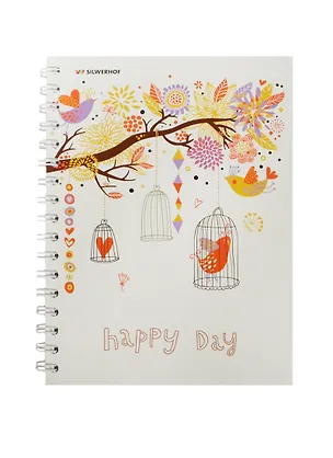 Тетрадь в клетку Silwerhof, "Счастливый день", 120 листов 235278