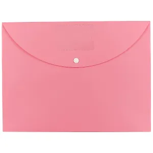 Папка-конверт А4+ "Pastel" пластик 0.25мм, ассорти