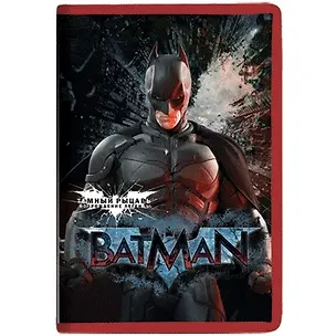 Папка для тетрадей А5 "Бэтмен" пластик, на молнии, Proff 229045