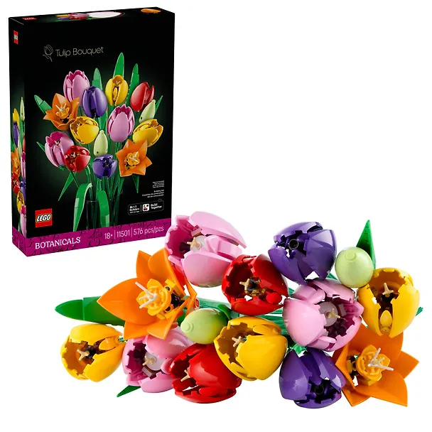 LEGO Botanical Collection: Букет тюльпанов, 576 деталей (11501) 3165436 — 1