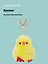 Брелок-помпон «Цыпленок», искусственный мех, 7 см, Bookvalno — 3046017 — 1