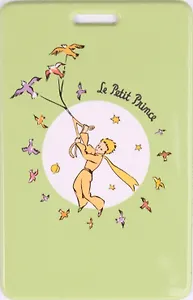 Чехол для карточек Маленький принц Надписи на зеленом фоне (ДК2017-087)