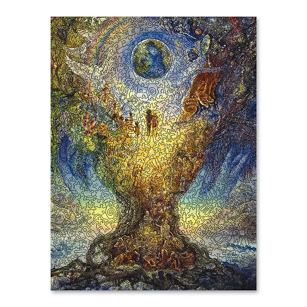 Пазл деревянный DaVICI "Дерево жизни. Миллениум", 1100 деталей 2837137 — 3