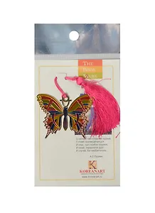 Закладка для книг из сверхтонкой стали Бабочка (RBM-23) (Мир Бижу)