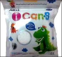 Пластилин мелкозернистый (белый) (50гр) (23749) (ICB50WT) (4+) 2334166