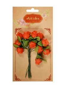 Розы в букетиках (красный) (11-00530-9)