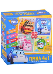 Робокар Поли.Набор.4в1.9-16-25-36Эл.Рядом с друзьями. 05793