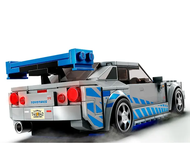 76917 Конструктор детский LEGO Speed Champions Автомобиль Skyline GT-R (R34), 319 деталей, возраст 9+ 3169392 — 6