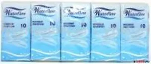 Waterflow. Носовые платочки без запаха (Waterflow4098) (10шт) (упаковка) (Хайджин Кинетикс) 2289102