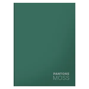 Книга для записей А5+ 96л кл. "Moss" интеграл.перепл., матов.ламин., выб.лак.