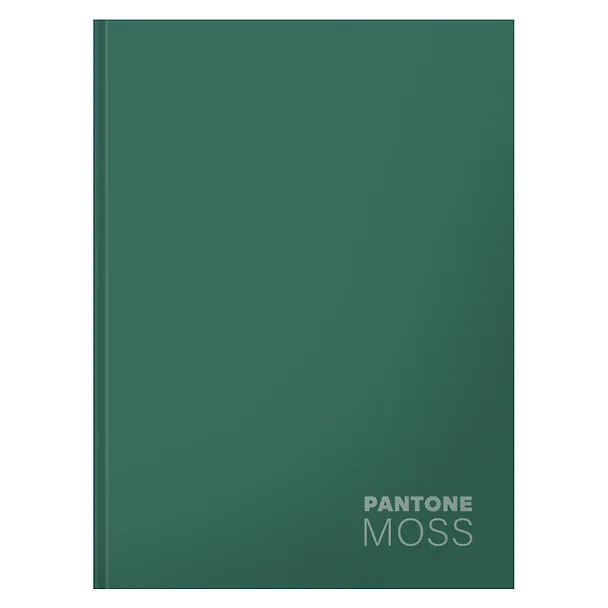 Книга для записей А5+ 96л кл. "Moss" интеграл.перепл., матов.ламин., выб.лак. 3124881 — 1