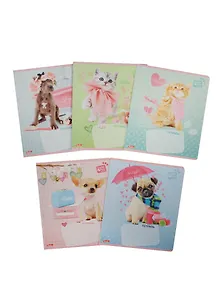 Тетрадь в клетку Hatber, "Очаровашки", 12 листов, в ассортименте