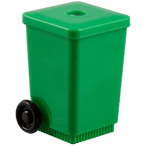 Точилка 1 отверстие "Waste bin", в ассортименте