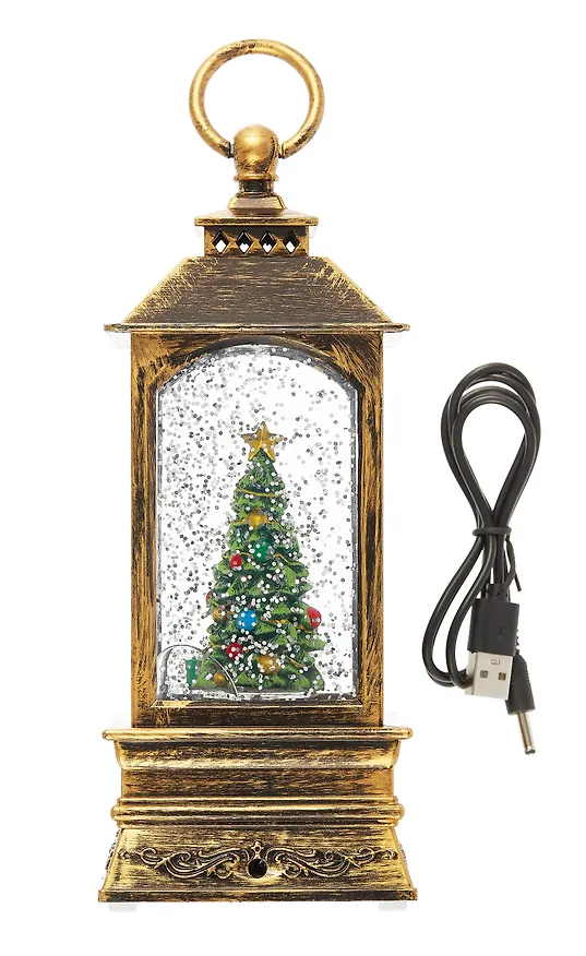 Новогодний LED Фонарь с эффектом снегопада (20х8) (12-06631-N43) 3047292 — 3