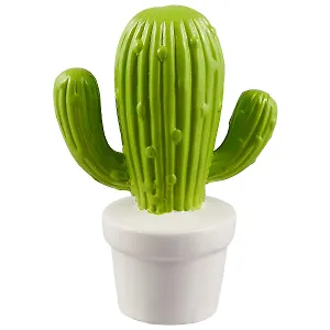 Копилка Кактус в белом горшке (керамика) (20х12)
