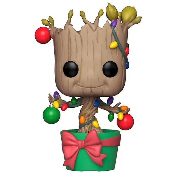 Фигурка Funko POP! Bobble Marvel Holiday Groot w/ Lights & Ornaments (399) 33982 (Fun1624) 3133142 — 1