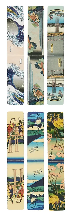 Магнитные закладки Кацусика Хокусай Картины (6 шт) (12-Duocai-202401-3) Bookvalno 3027609 — 5
