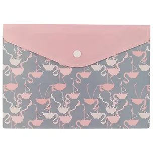 Папка-конверт на кнопке «Фламинго», А5 248152