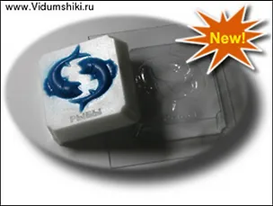 Пластиковая форма для мыла Зодиак-Рыбы 2313309