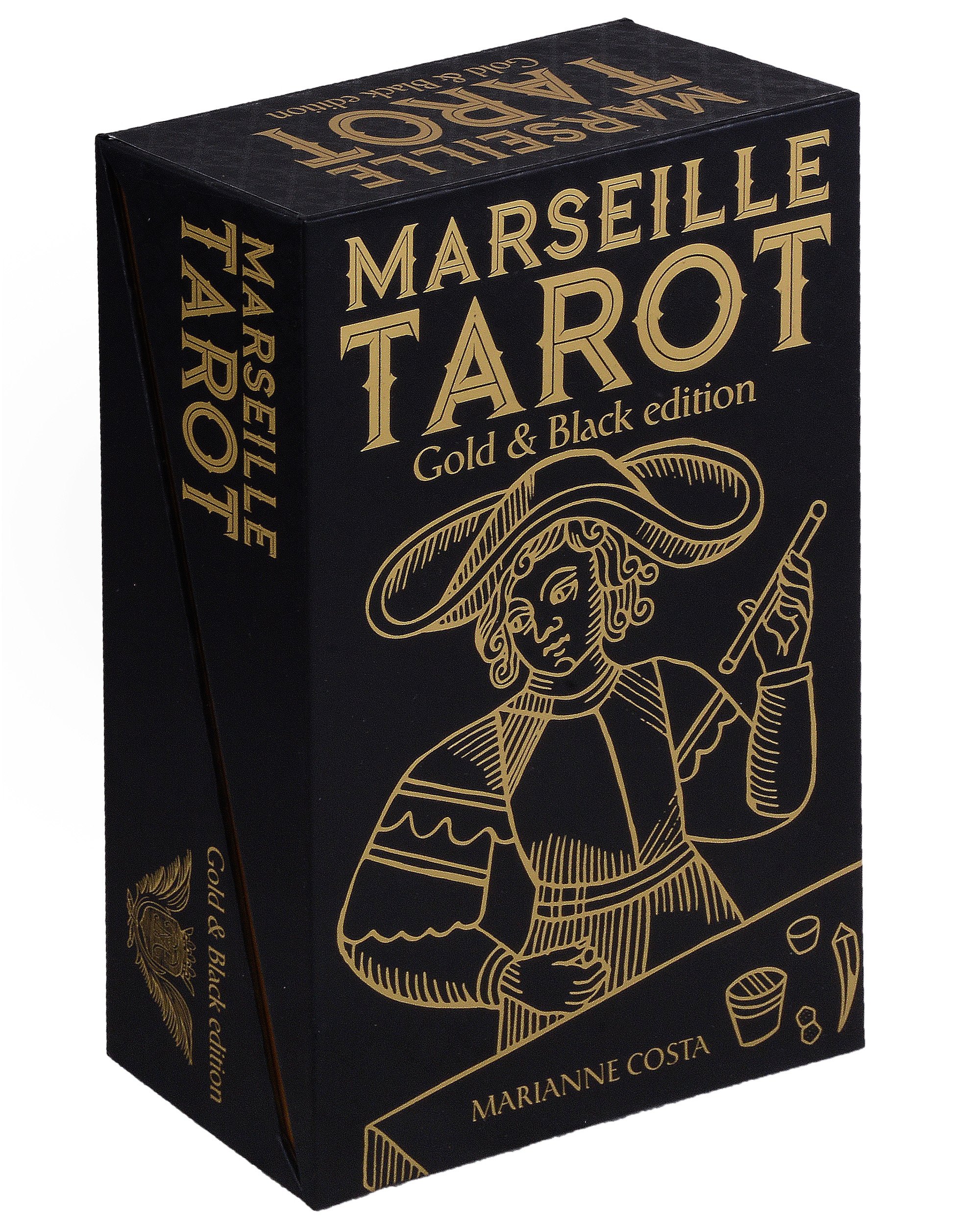 

Marseille Tarot. Gold & Black Edition (карты + книга)