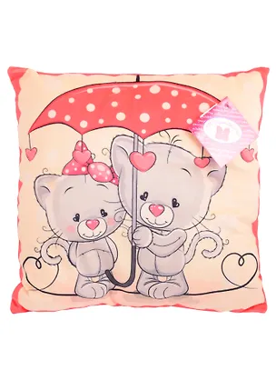 Подушка ТМ Мальвина Коты под зонтиком (2.287.1) 2842089