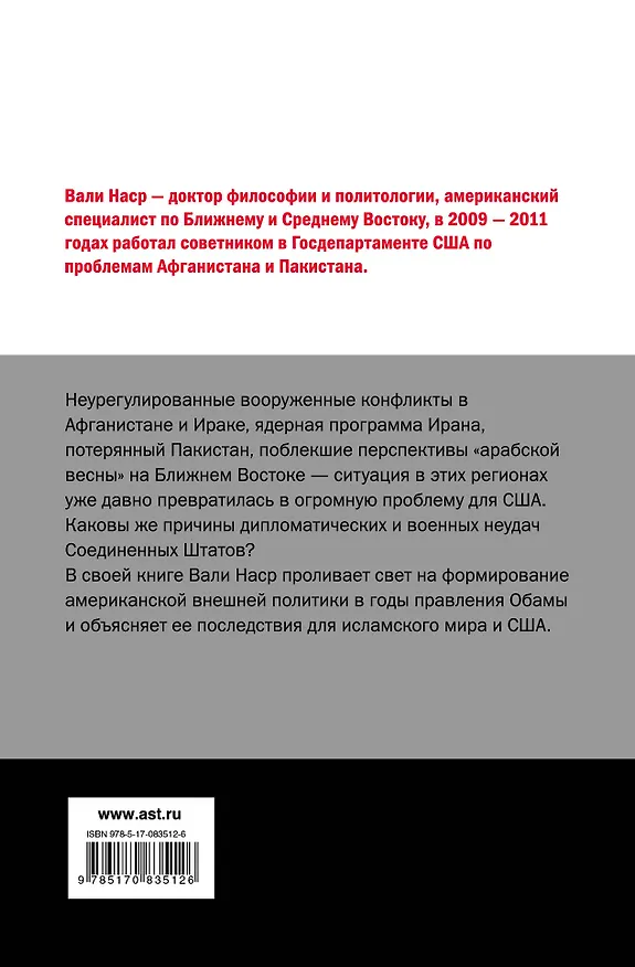 Книга Необязательная страна (Вали Наср) — 2