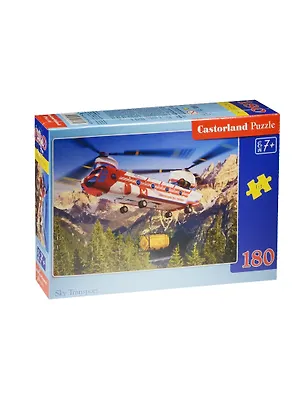 Пазлы 180 B-018239 Вертолет (32х23см) (7+) (Castorland Puzzle) 2539702