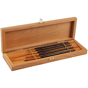 Набор колонковых кистей, №00, №1, №2, №3, №5 219621