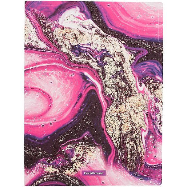 Папка с файлами «Marble Amethyst» А4, 20 файлов, пластик, Erich Krause 259530 — 1