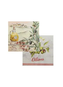 Набор салфеток для Декупажа Тосканские чувства (211537/OLIV) (2шт) (упаковка)