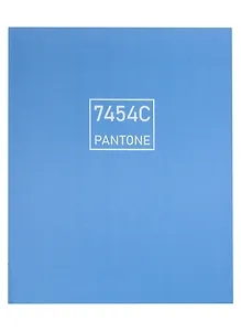 Книга для записей А5+ 96л лин. "Синяя река" интеграл.перепл., матов.ламин., выб.лак