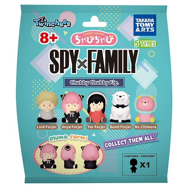 Фигурка коллекционная Twinchees Семья шпиона SPY X FAMILY Chubby Chubby в ассортименте (5см) (69030) 3124378 — 3