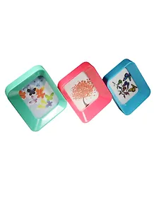 Набор из 3-х фоторамок (44х20) цветной пластик (671406)