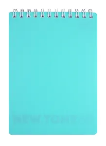 Блокнот А6 80л кл. "NEWtone PASTEL" пласт.обл., гребень, офсет 80г/м2, ассорти