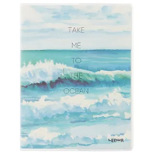 Тетрадь в клетку Lenwa, Take me to the ocean, А5, 80 листов