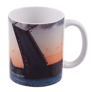 Кружка СПб Петербург вдохновляет Дворцовый мост (керамика) (330мл) (К2025-116)