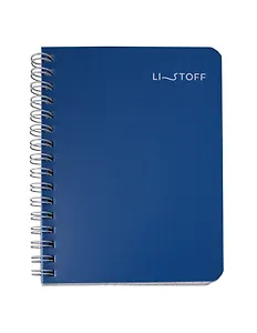 Записная книжка А6 80л кл. &quot;Naval&quot; пласт.обл., спираль