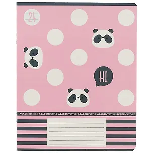 Тетрадь в линейку Academy Style, "Зверята горшины", 24 листа, в ассортименте 259772