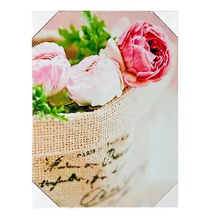 Картина Пионы в горшке (40х30) (740-153) 2430703