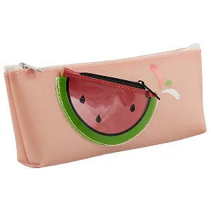 Пенал на молнии «Фрукты» с кошелёчком, 17 х 8 см