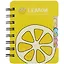 Записная книжка 95*120 57л лин. "Lemon" карт.обл., вырубка, спираль, инд.уп., ассорти — 2885724 — 3