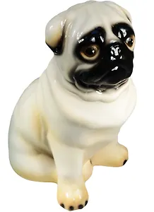 Копилка керамика Мопс бежевый (27 см) (1322863)