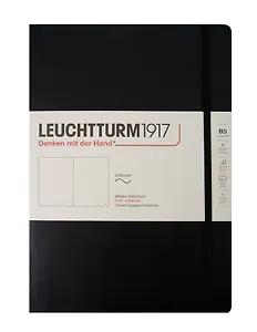 Книга для записей B5 61л нелин. "Classic" мягк.обл., черный, Leuchtturm1917