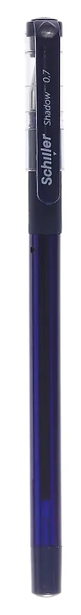 Ручки шариковые синие 12 штук "Shadow", масляные чернила, 0,7 мм, Schiller 3088876 — 5