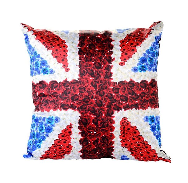 Подушка декоративная Британский флаг (35x35см) Gift'n'home (PLW-35 БритФлаг) 2546097 — 1