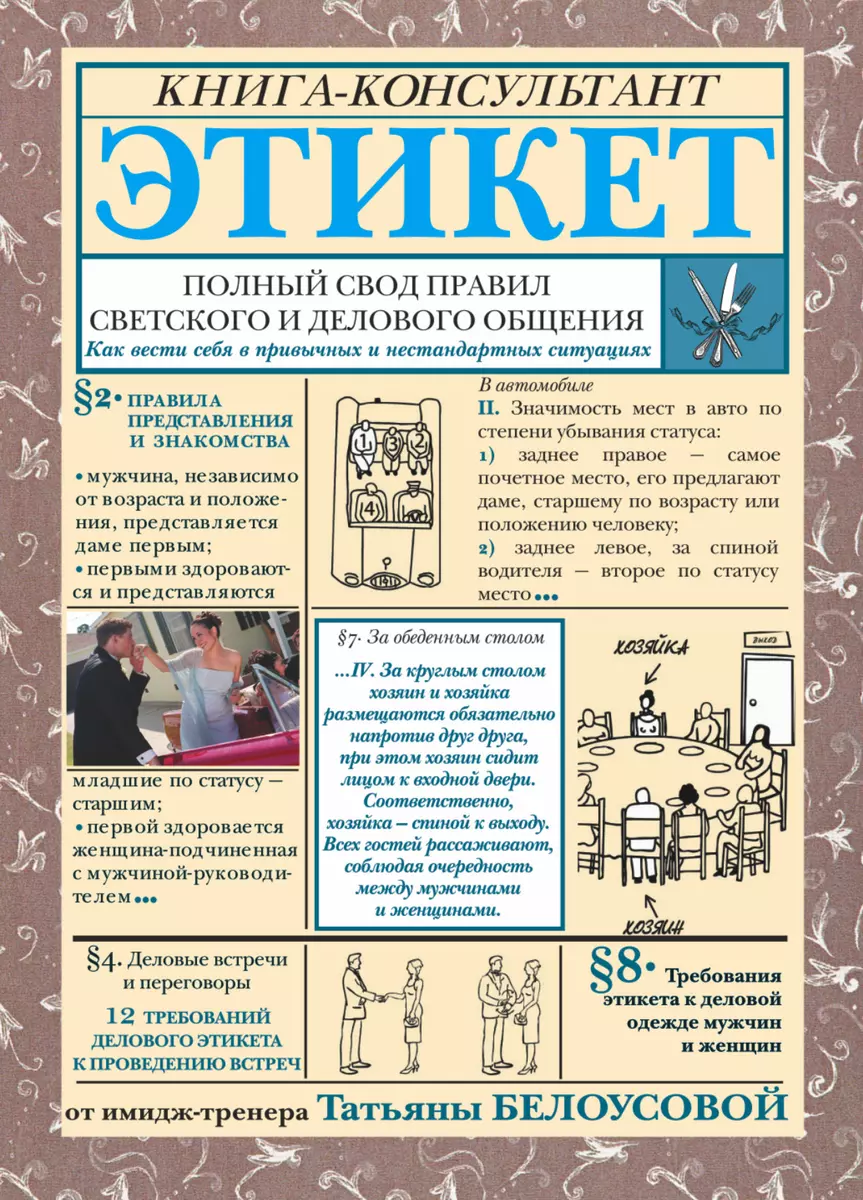 Этикет. Полный свод правил светского и делового общения: Как вести себя в  привычных и нестандартных ситуациях.