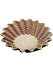 Ваза маленькая узкая Волна (поворот) (243х246х50) (162856) (игрушка из дерева) (Полноцвет)