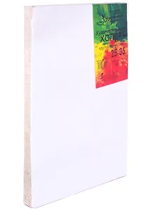 Холст на подрамнике 25*35 крупнозернистый, 40% лен 60% хлопок, ПР