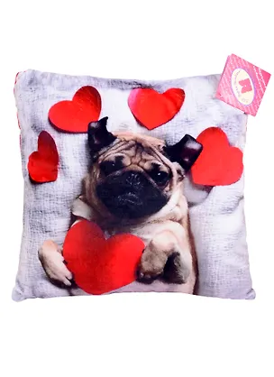 Подушка ТМ Мальвина Влюбленный мопс (30.74.1) 2842084