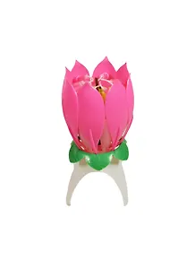 Свеча в торт музыкальная Цветок (12х5) (252694)